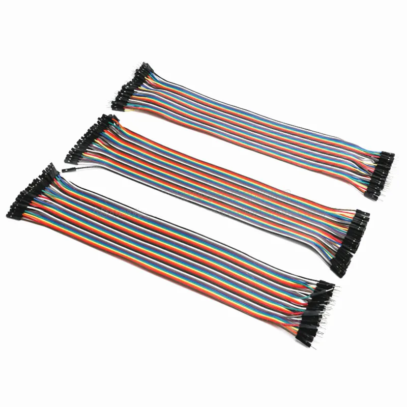 Dupont Line 10/15/20/30/40 ซม.40Pin ชายชาย + ชายหญิงและหญิงสายจัมเปอร์ Dupont สําหรับ DIY ชุด