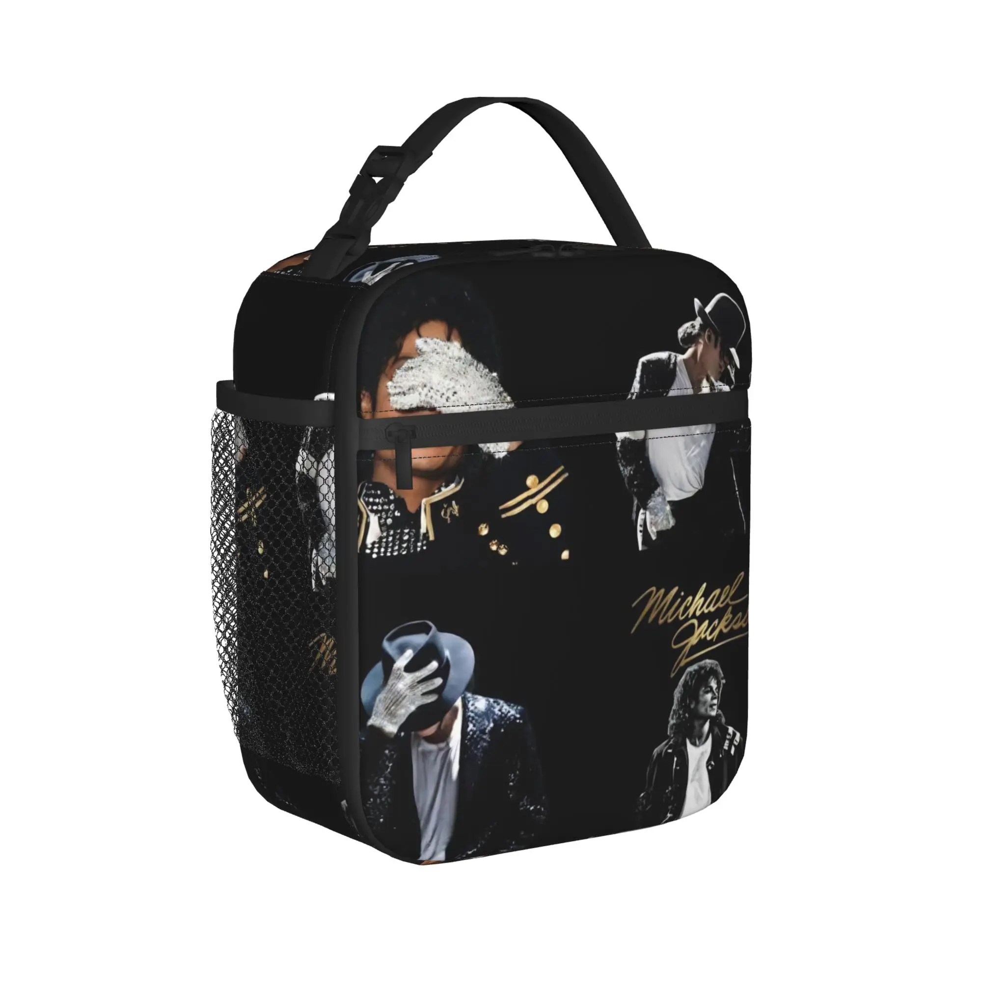 Michaels Jacksons Singer Pop Thermal Insulated Lunch Bag for School  Portable Food Container Bags Cooler Thermal Lunch Boxes