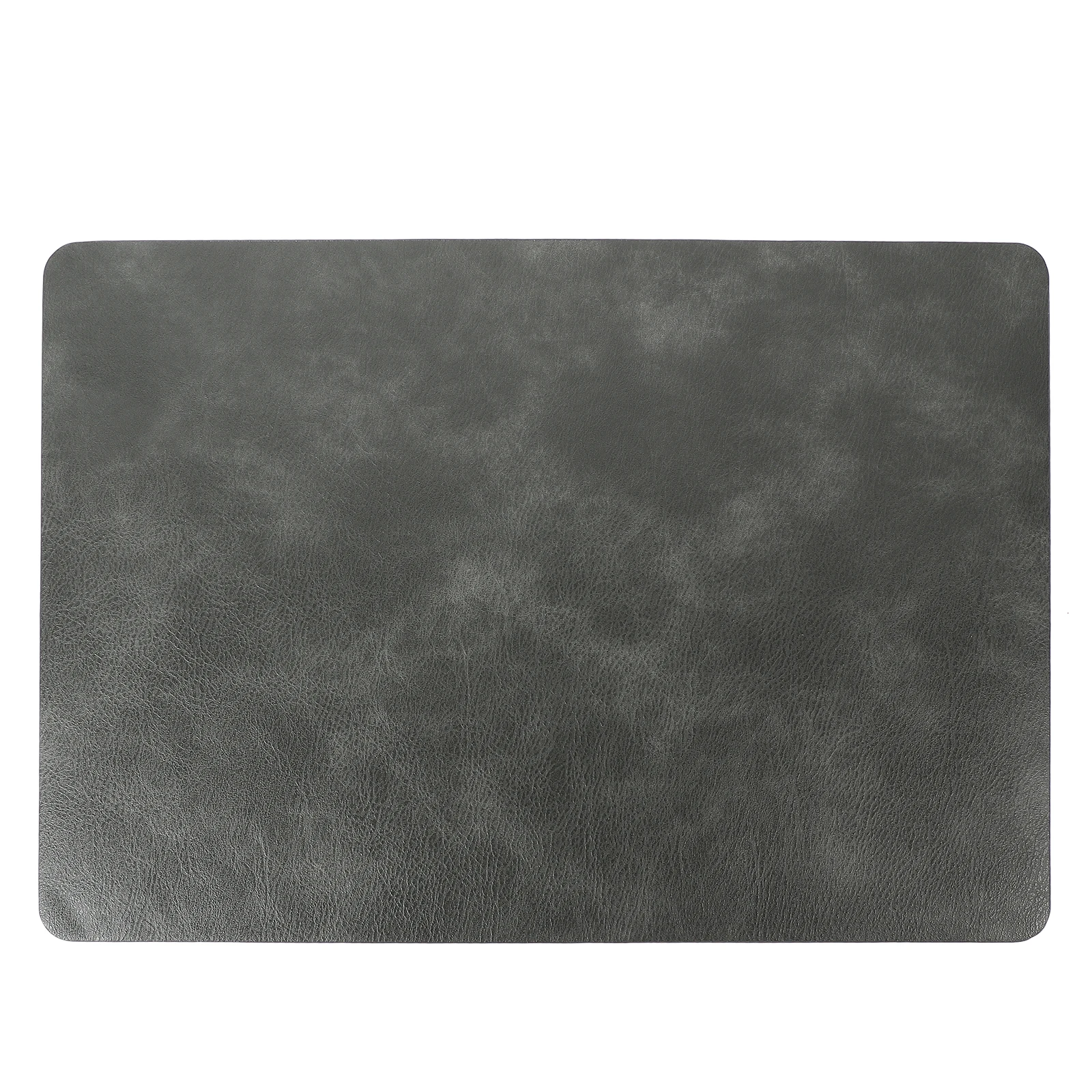 

Heat Resistant Pu Placemat Rectangular Table Mat Simple Style Kitchen Dining Table Decorations Reusable For Restaurant Hotel