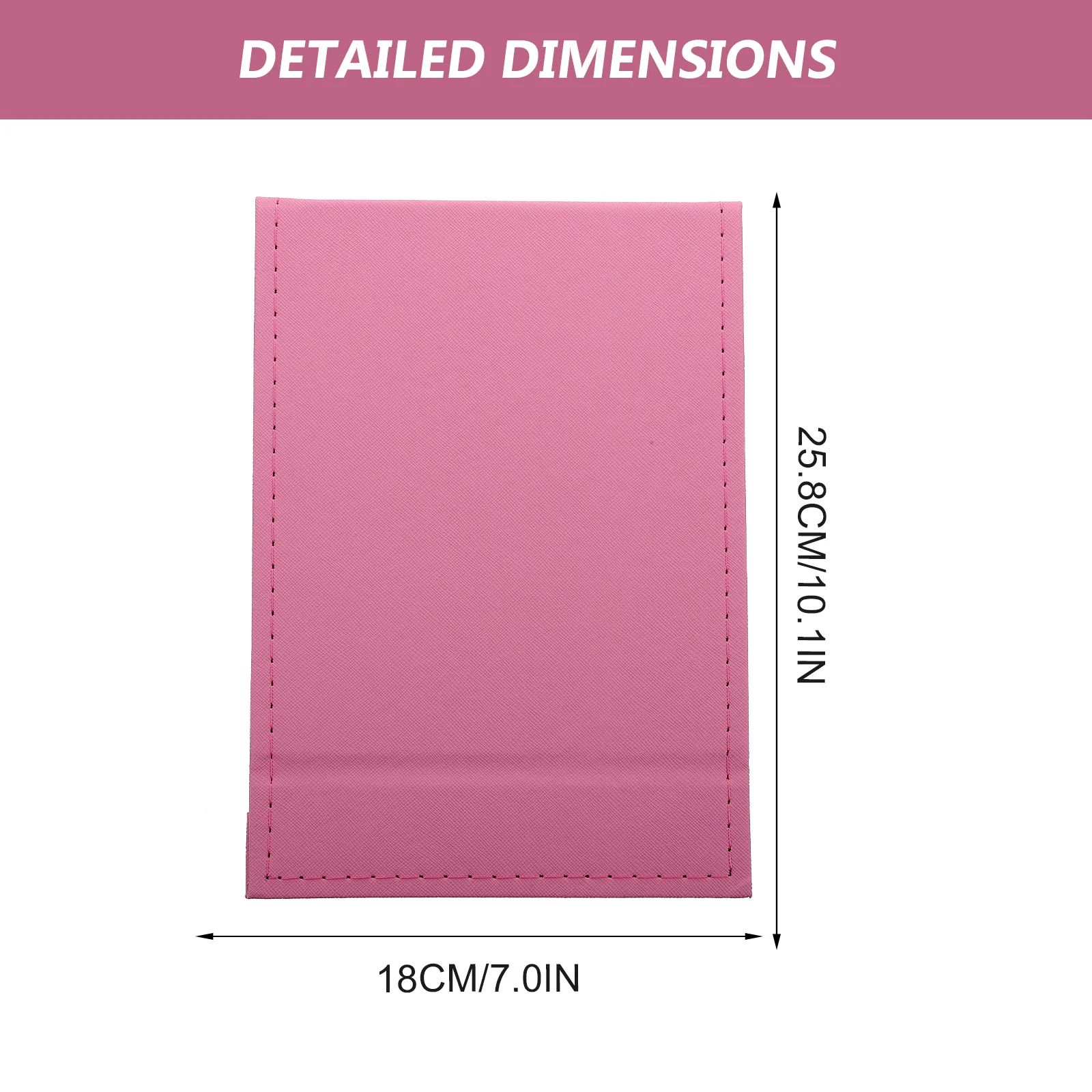 

Desktop Makeup Mirror Foldable Vintage Design Scratch-Resistant Stable Tabletop Mirror for Bedroom Dresser Vanity Decor