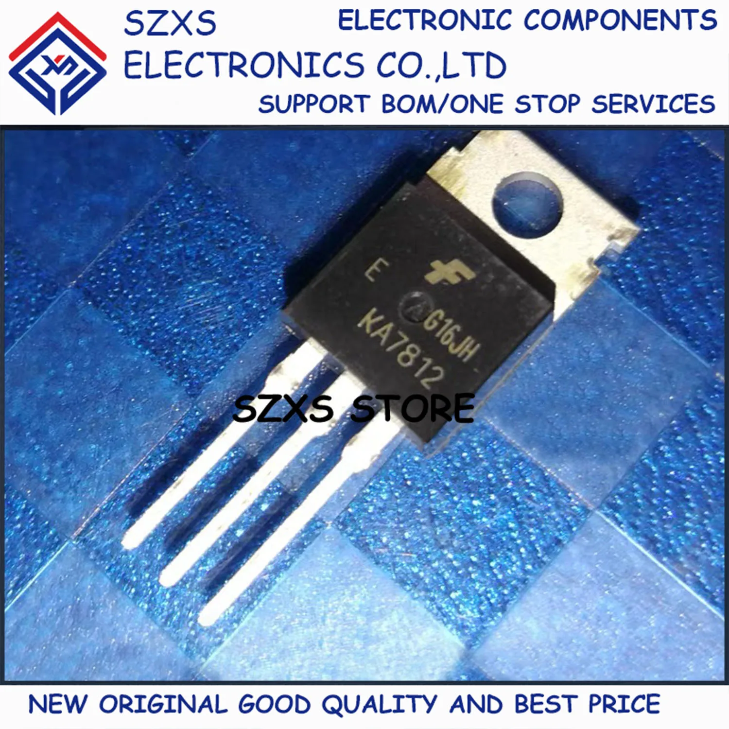 New Original 10Pcs KA7812ETU KA7812 TO-220 Three-terminal Voltage Regulator In Stock Electronic Components Good Quality