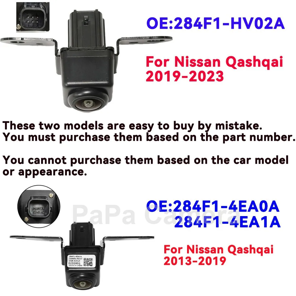 Front View Camera 284F14EA0A 284F1-4EA0A Car Back Up Parking Reversing Assist Camera For Nissan Rogue Sport 2017 2018 2019