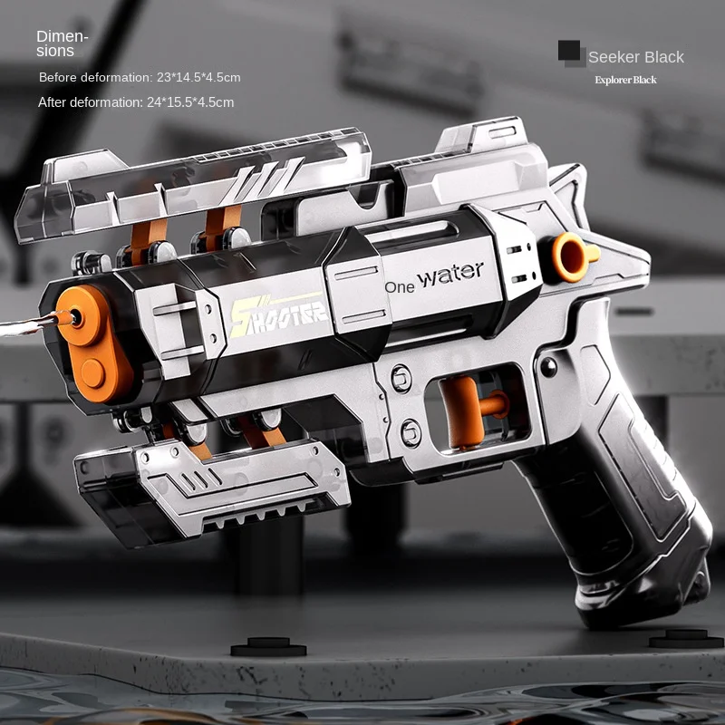 Deformation Water Guns Pistol Toy Squirt Guns, Summer Pool Beach Shooting Games Outdoor Toys,Water Blaster Pistol for Kids Adult