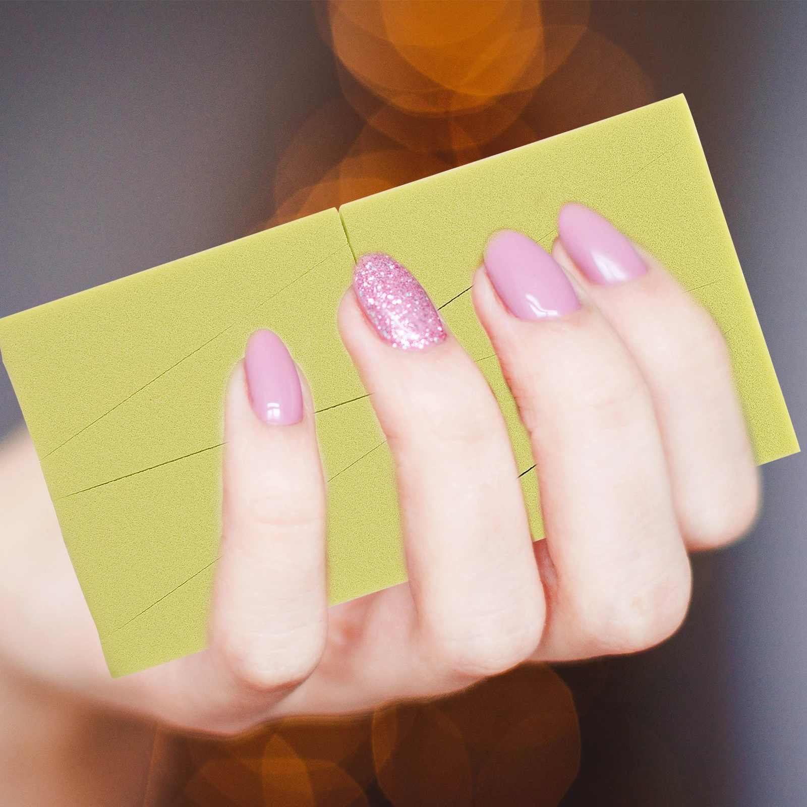 24 Uds esponja aplicadora gradiente esponja de uñas para Color se desvanece manicura DIY suministros de Arte de uñas fácil de limpiar reutilizable