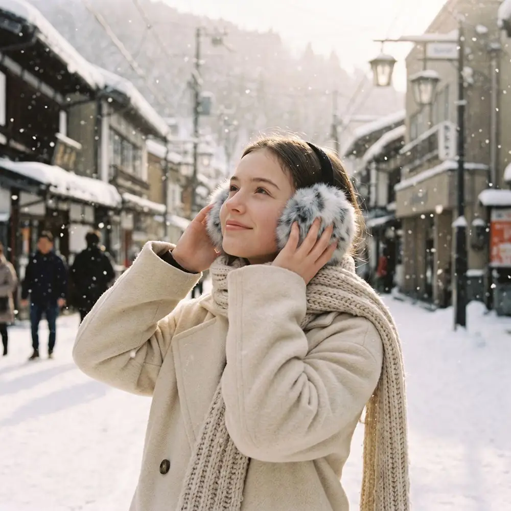 Soft Ear Cap Imitation Fur Earmuffs Y2k Folding Winter Earmuffs Windproof Thicken Ear Muffs Student
