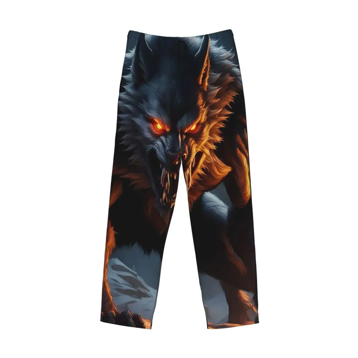 

Custom The Werewolf Pajama Pants Men Sleepwear Sleep Lounge Bottoms with Pockets