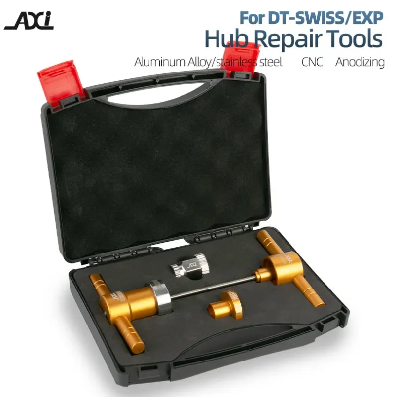 

For DT-SWISS EXP/SWIFT Bike Hub Repair Tool Kit Ratchet Bearing & Seal Ring Installation CNC Aluminum Alloy/Stainless Steel Tool