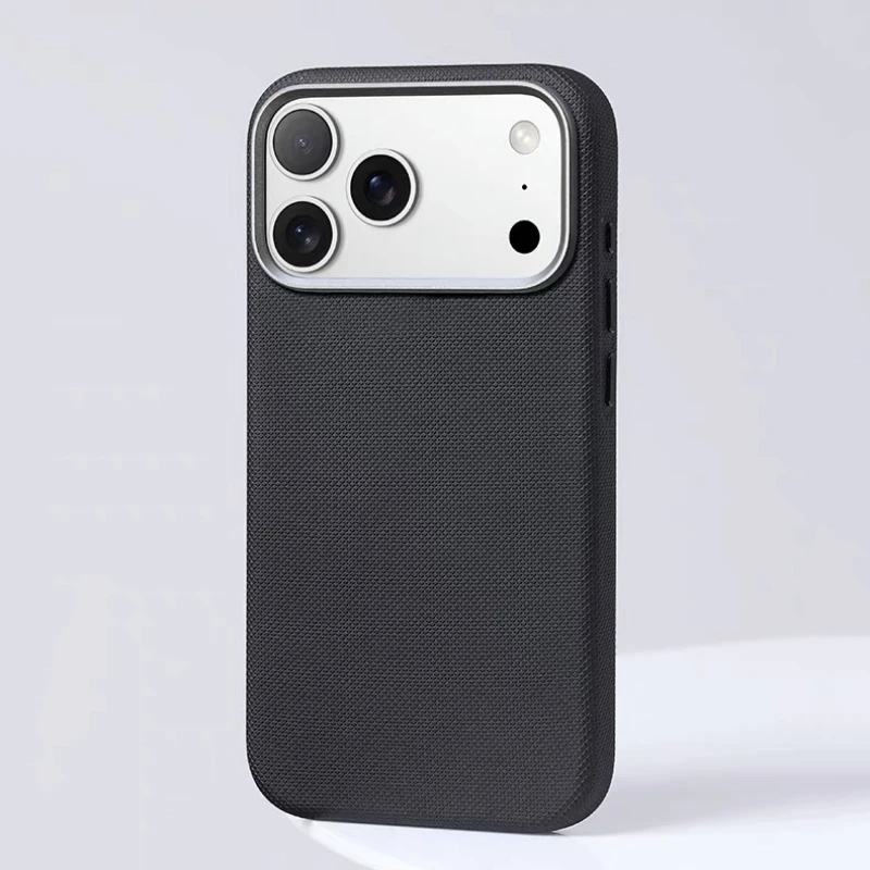 

Роскошный кожаный чехол Magsafe с текстурой бриллиантов для iPhone 17 Pro Max 17, металлическая рамка с линзами, аксессуары для беспроводной зарядки, задняя крышка