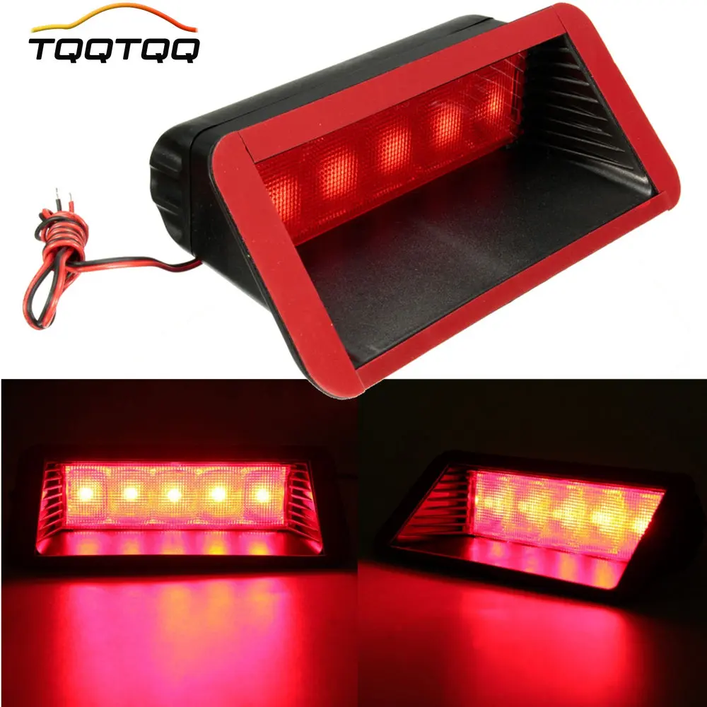 

Universal Car Rear Red Brake Lights 12V 5LED Stop Light Auto Truck Cargo Tail Light Safety Lighting Warning Lamps