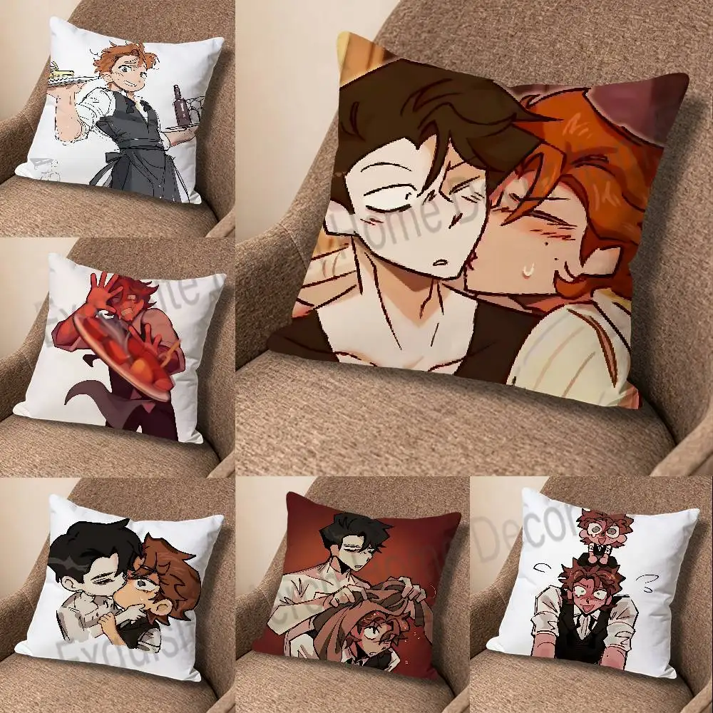 D-Dead P-Plate Vincent Rody Anime Celebrity Merchandise All-Match Printed Pillow Case Sofa Car Office Room Decoration Protector