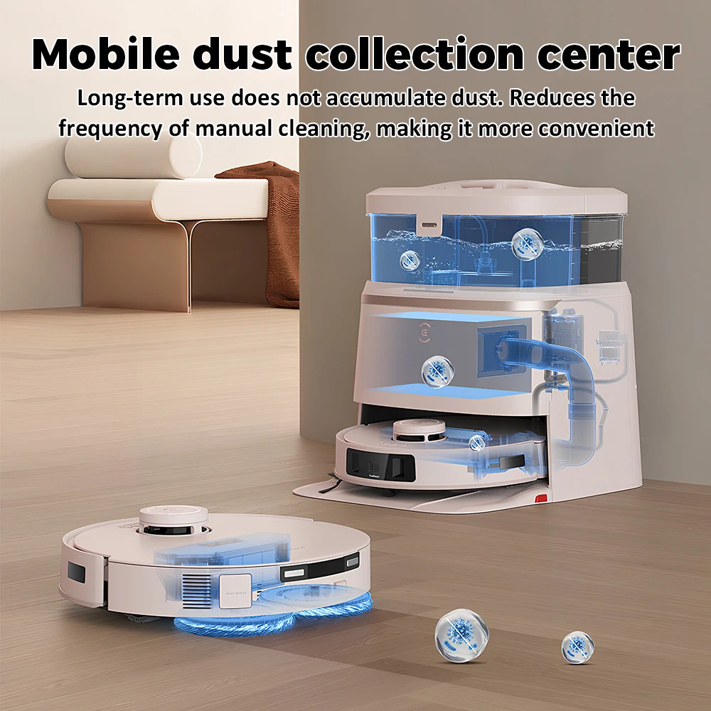 Dust Box Filter Part For Ecovacs Deebot T30 OMNI T30 Pro T30 Pro Omni T30 MAX Robot Vacuum Cleaner Trash Dust Box Accessories view 2