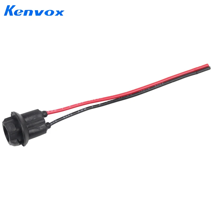 T10 Auto Car Socket Connector Extension DC 0V ~ 12V Light Bulb Socket W5W 168 194 For Cars Trucks Boats Lamp Base Fittings