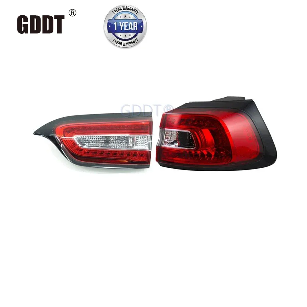 1 Piece Outside Led Tail Light for Cherokee KL 2014-2018 Rear Lamp Parking Brake Warn Turning Lights 68102906AF 68102920AC