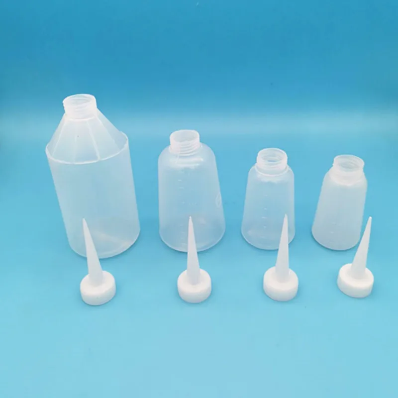 5PCS high-capacity Plastic Dropper Bottles for Liquid Oil glue Soft HDPE Material Portable Refillable Storage Empty Container