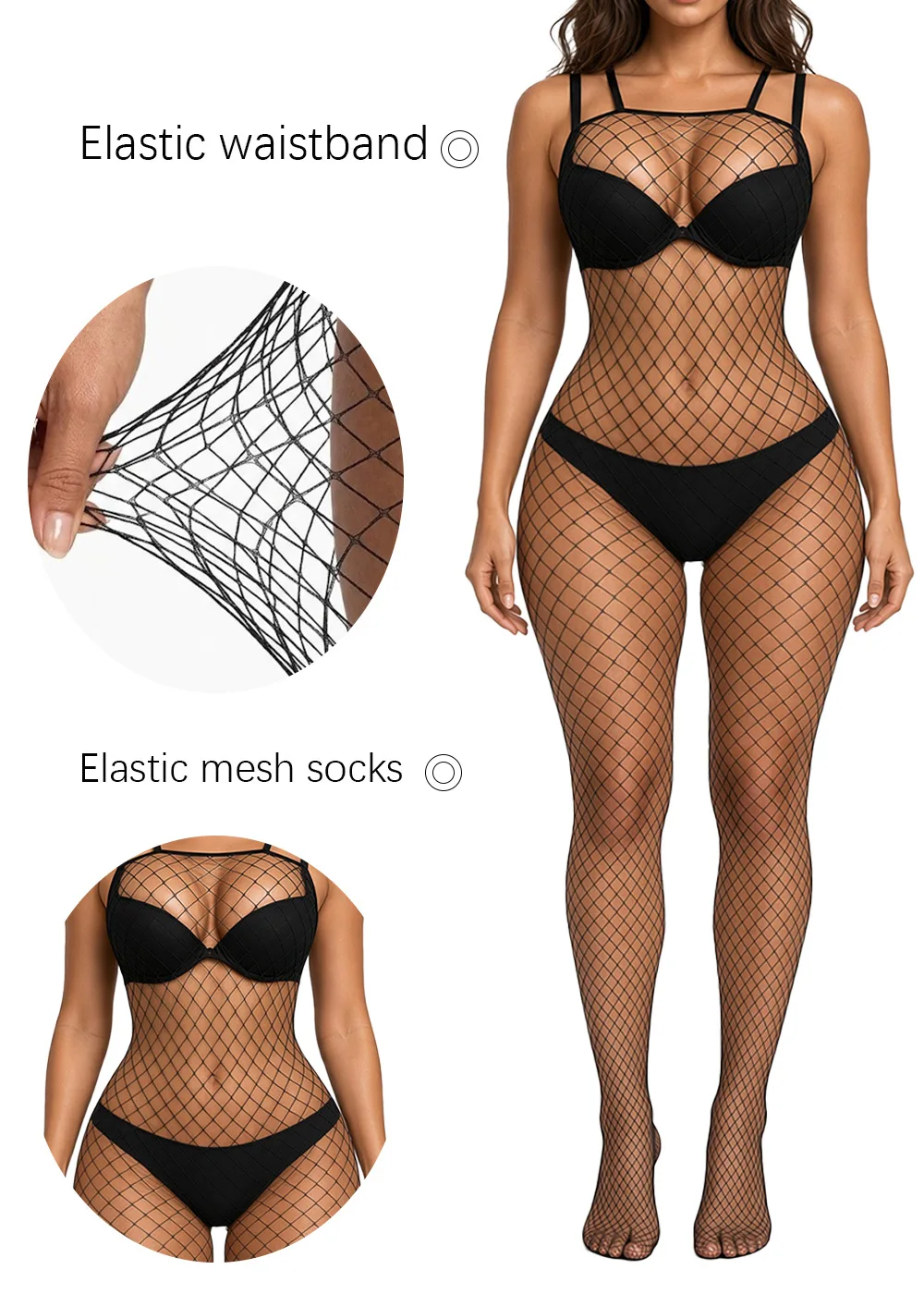 Tights Porno Pantyhose Erotic Teddy Sexy Women Lingerie Black Intimates Open Crotch Underwear Bodysuit Hot Sex Costumes Tights view 2
