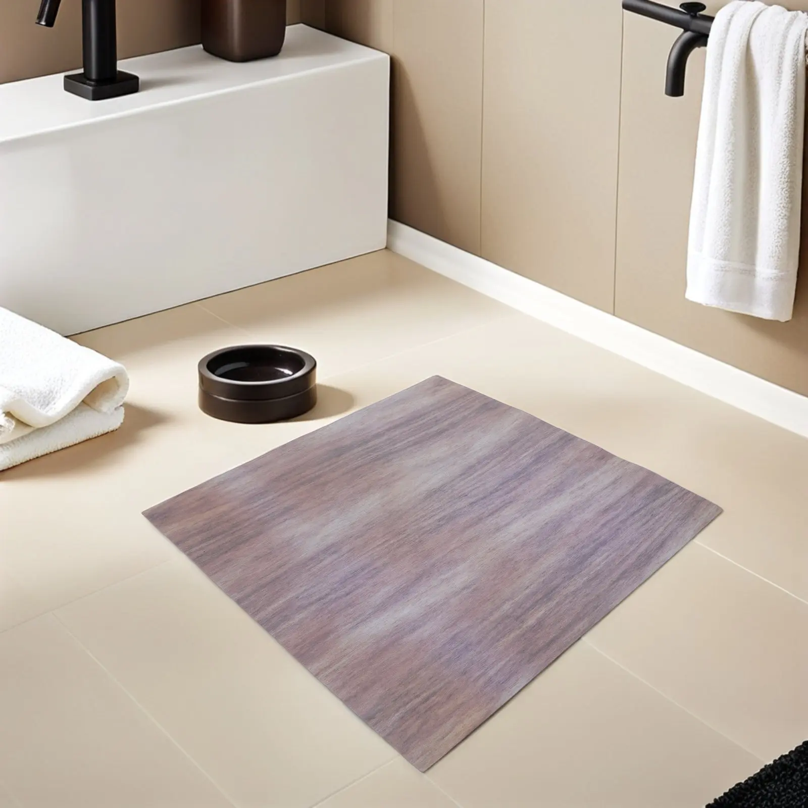 10Pcs Wood Grain Peel Stick Tile Sticker Self-Adhesive Square Wall Decals for Bathroom Kitchen Backsplash 12x12 Waterproof