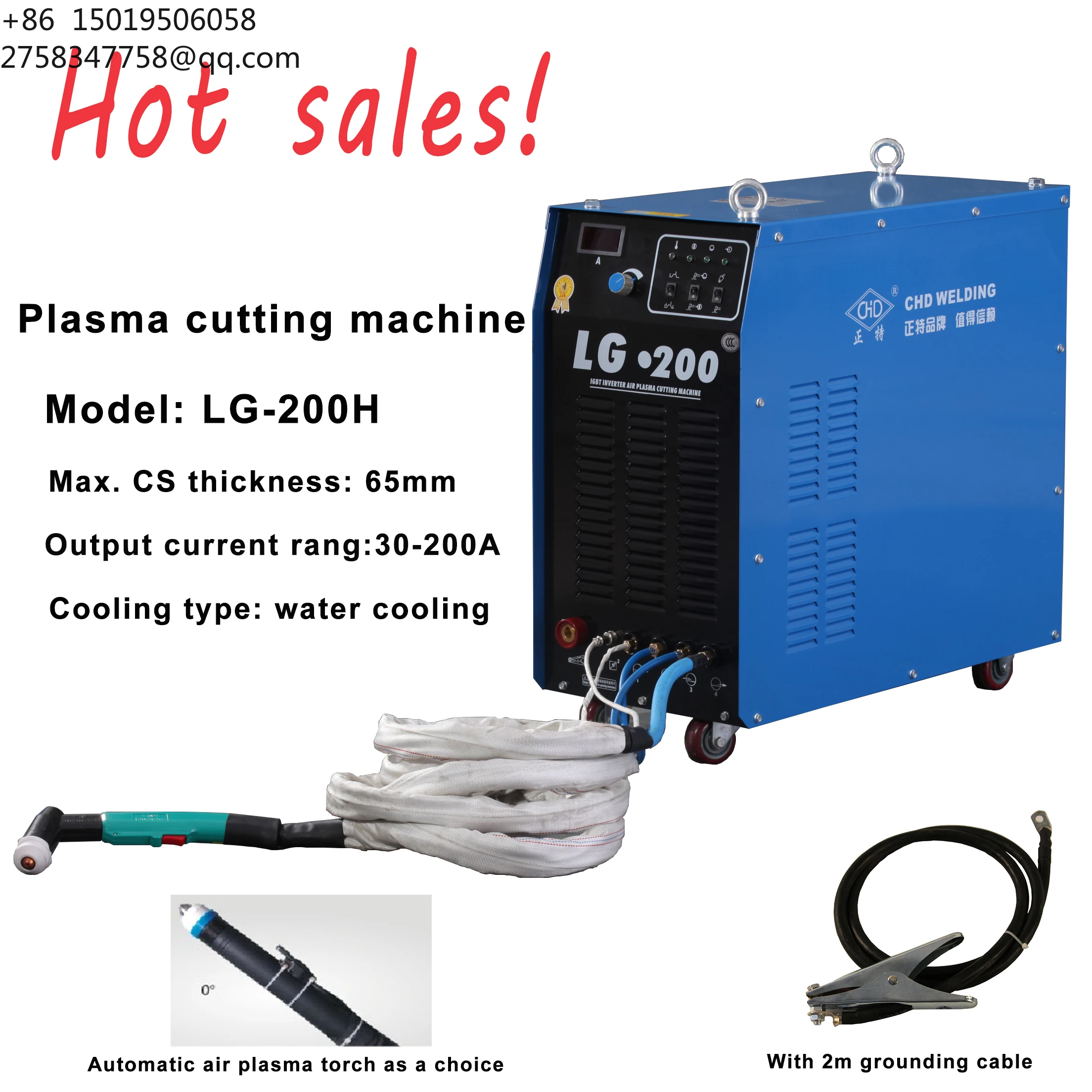 LG-200 30-200A Air Water Cool Industrial Cnc Air Plasma Cutting Machine China Aluminum Cutting Machine