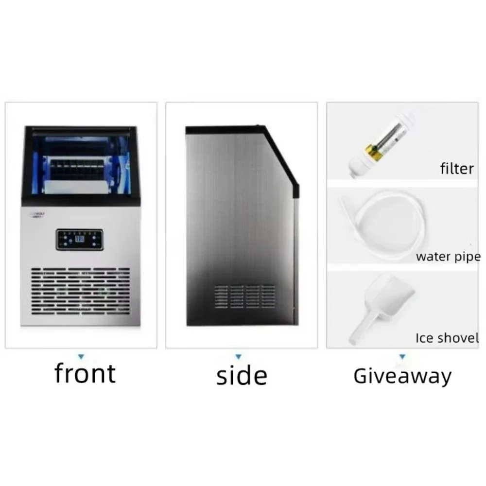 

High quality ice cube maker Price 40kg capacity ice cube all-in-one ice maker