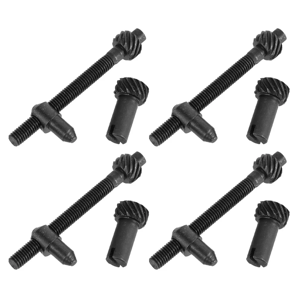 4 Set Tensioner Sekrup Penyesuaian Gergaji Mesin 4500 5200 5800 Peralatan Listrik Logging Perawatan Mudah Tahan Aus