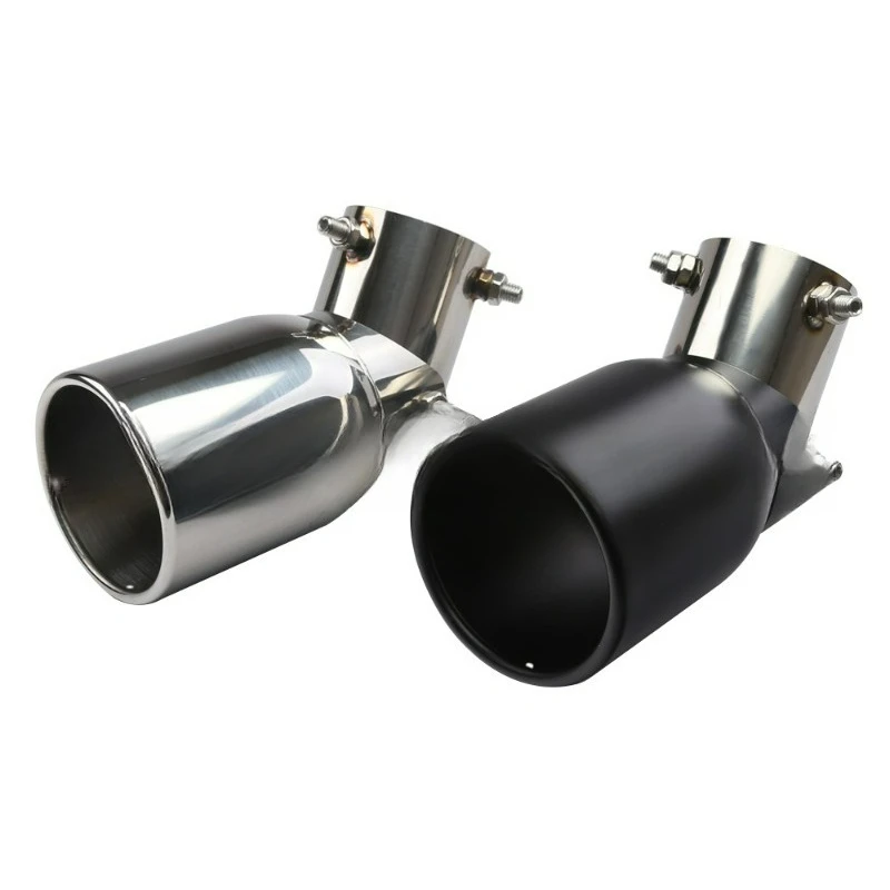 63-89mm Adjustable Stainless Steel Exhaust Tail Tips, Elbow Design Multi - Directional Adjustment, Exhaust Muffler Tail Nozzles