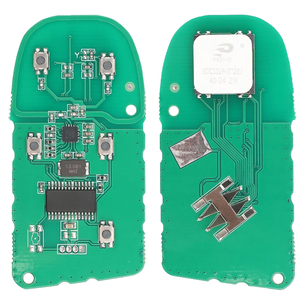 SilKY 4A PCF7953M M3M-40821302 433MHz Smart Car Remote Key 68155686AA/AB/AC For Chrysler 200 300 Dodge Charger Challenger 2015