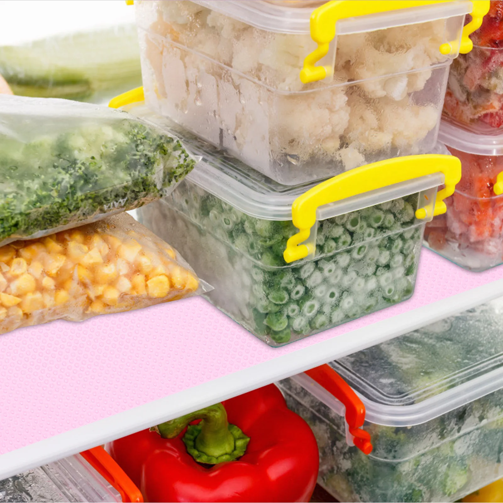 

8 Pcs Anti-slip Waterproof Pad Refrigerator Liners Mats Cabinet Fridge Shelf Kitchen Cabinets