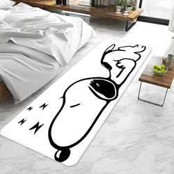 Cartoon S-Snoopys Door Mat Entrance Doormat Non-slip Washable Kitchen Carpet Living Room Hallway Rugs Door Mats Bathroom Bath