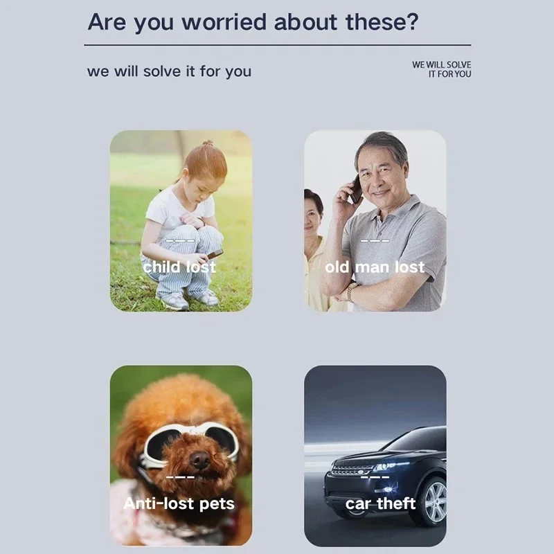 Mini GPS Tracker Real-Time Anti-Lost Device with Magnetic Locator for Car Pet Children Elderly - Vehicle Tracking GF 07