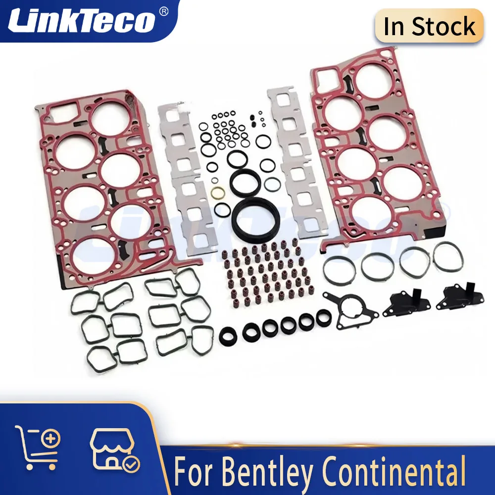 Engine Parts Full Head Gasket Set Fit 6.0 L Gas For Bentley Bentayga Continental Flying Spur W12 6.0L 07P103148E 07P103149E