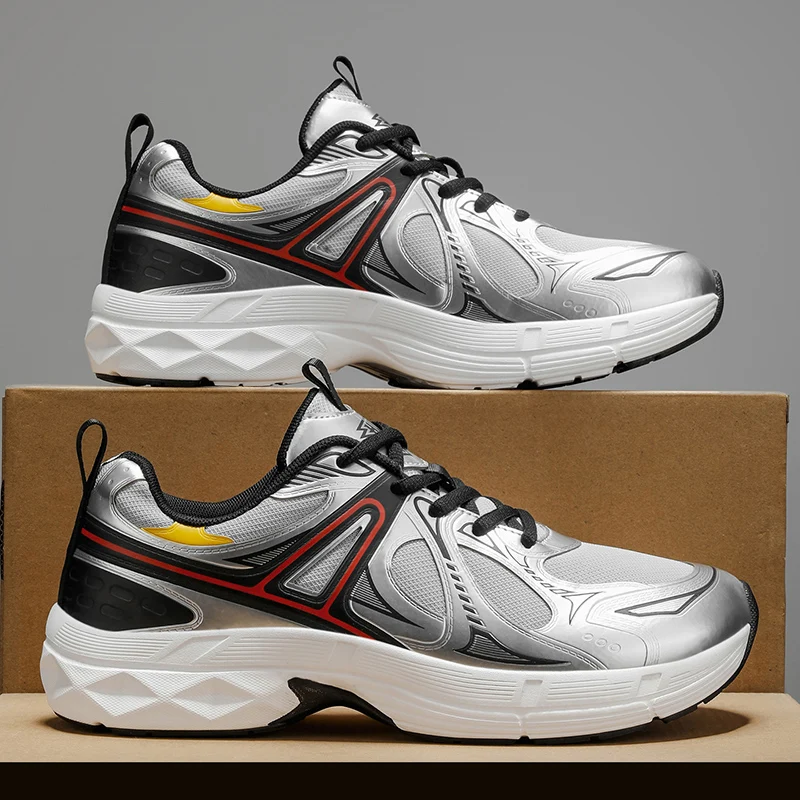 

2025 Hot Selling Outdoor Cushioned Mens Sports Shoes Versatile Soft Comfortable Running Shoes Lightweight Fashiona Walking Shoes