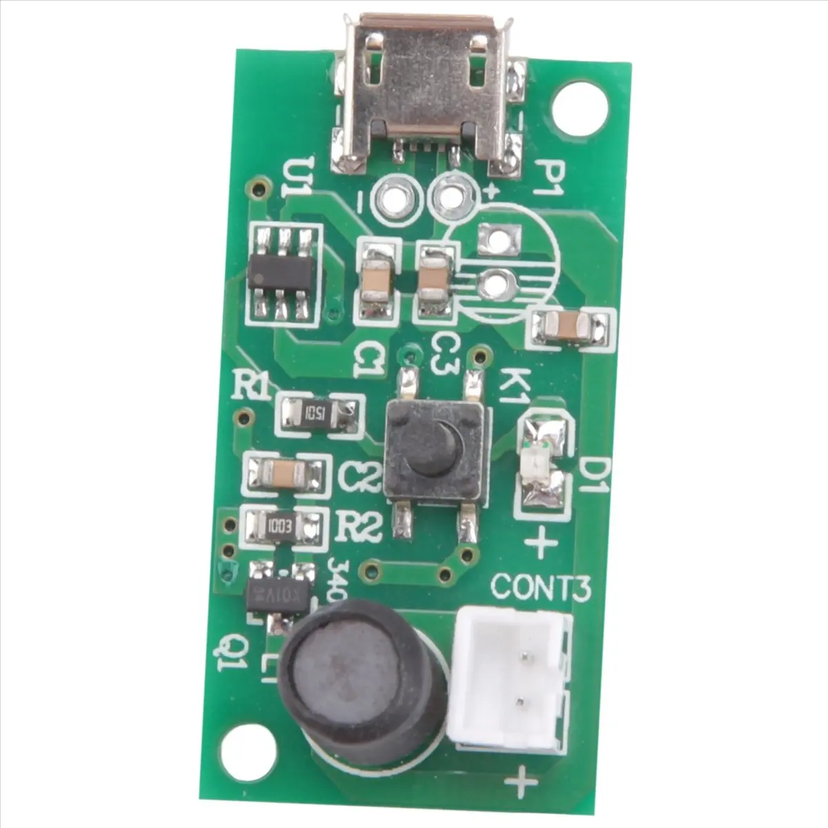 A46U USB Mini Humidifier Mist Driver Circuit Board Fogger Atomization Film Atomizer Sheet Diy Kits 2Pcs