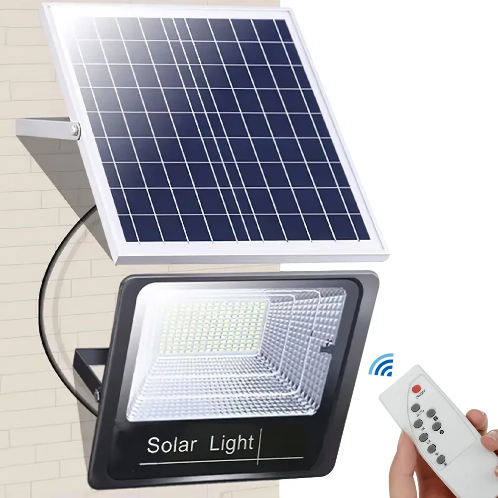 

25/45W Solar LED Light Outdoor Floodlight IP67 Waterproof Remote Control Solar Light Solar Panel Wall Lamp for Garden Path