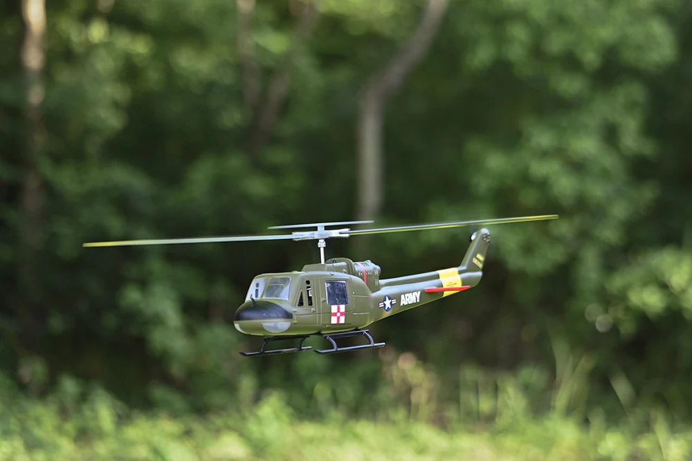 FLY WING UH-1 V4 Mise À Niveau Classe 470 6CH Moteur Brushless GPS Partners Point Altitude Hold Scale RC Hélicoptère Avec Contrôleur H1