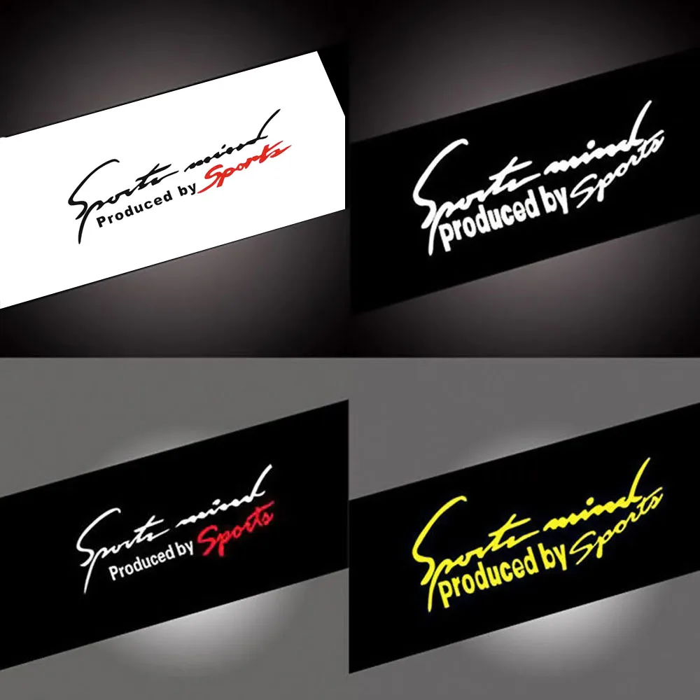 

Reflective Sports Spirit Racing Decals - PVC Vinyl Graphics Stickers for Hood, Body, Side Window Decoration