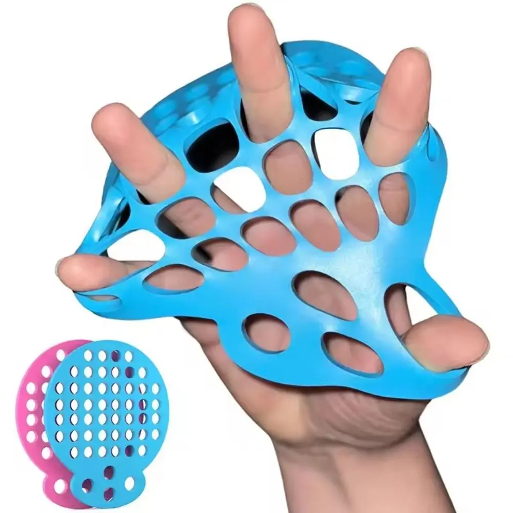 أداة تمرين إصبع السيليكون المضادة للانزلاق قبضة اليد المرنة أداة استعادة إصابة اليد البدنية لالتهاب المفاصل ونفق الرسغ #4