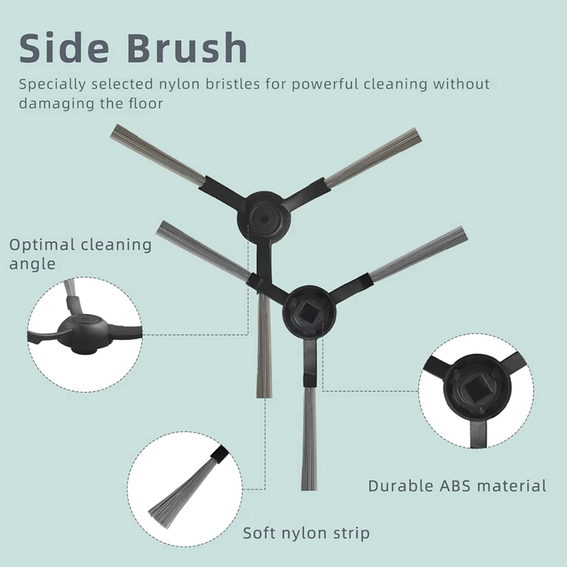 Filter For Xiaomi Robot Vacuum S10 S12,Mi Robot Vacuum Mop P Accessories Mop Cloths Main Side Brush STYJ02YM Spare Part