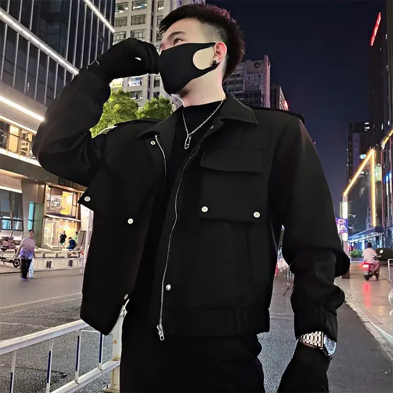 Spring Autumn New In Male Coats Slim Fit Y2k Korean Reviews Many Cheap Sale High Quality Men\'s Jackets Joker Luxury Designer