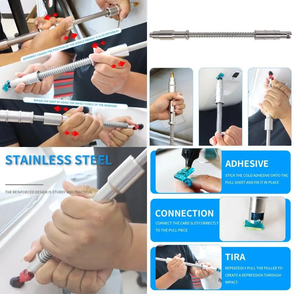 

J0MA Dents Repair Hammer Car Pit Remover Auto Body Dents Repair Puller Remover