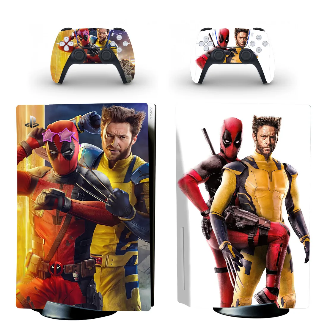 Новая пленка PS5, наклейка на диск, наклейка, чехол для консоли и 2 контроллера, виниловая кожа для диска PS5