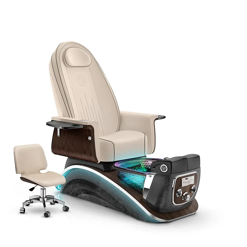 

New Design Beauty Salon Spa Massage Manicure Chair Electric Human Touch Massage Pedicure Chair With Jet Pump