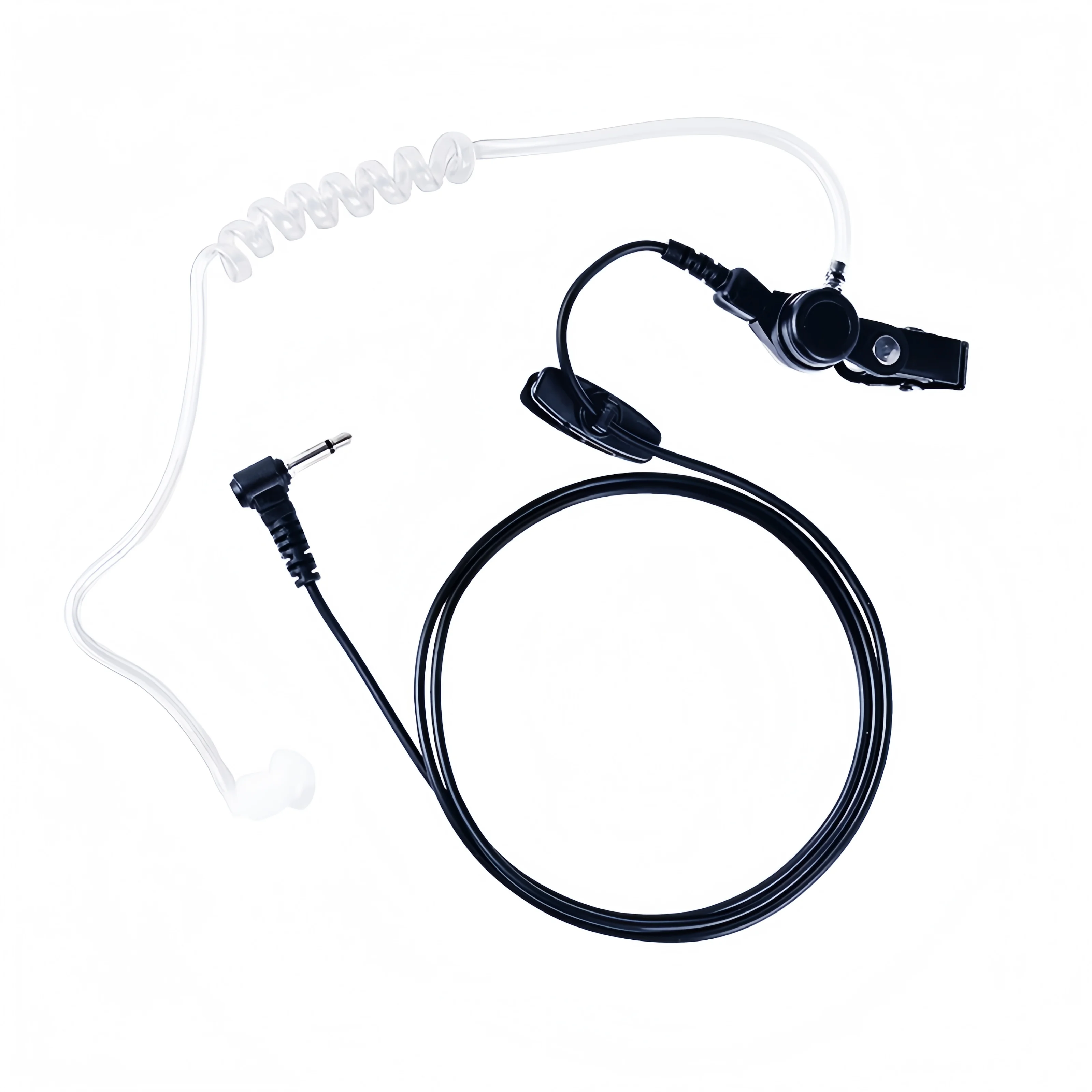 2-Way Radio Earpiece 3.5mm Security Guard Wearable Speaker Headset for Communication