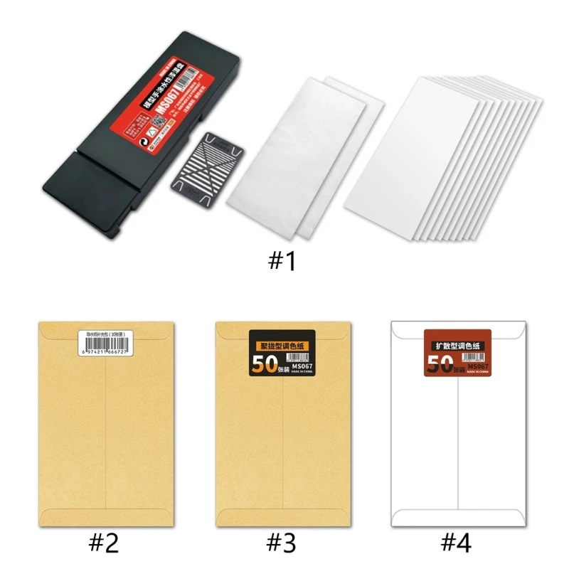 Portable Moisture Retention Palettes Model Coloring Wet Tray For Water Base Paints For Artists And DIY Enthusiasts