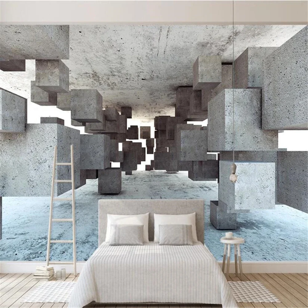 Custom industry photo wallpaper 3D Golden Abstract geometry wallpapers TV background papel de parede wall paper home decoration