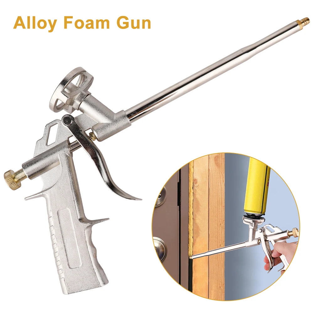 Foam Expanding Spray Gun Caulking Accessories Foaming Gun Foam Sealant Airbrush Aluminum Alloy Insulating Applicator Tool