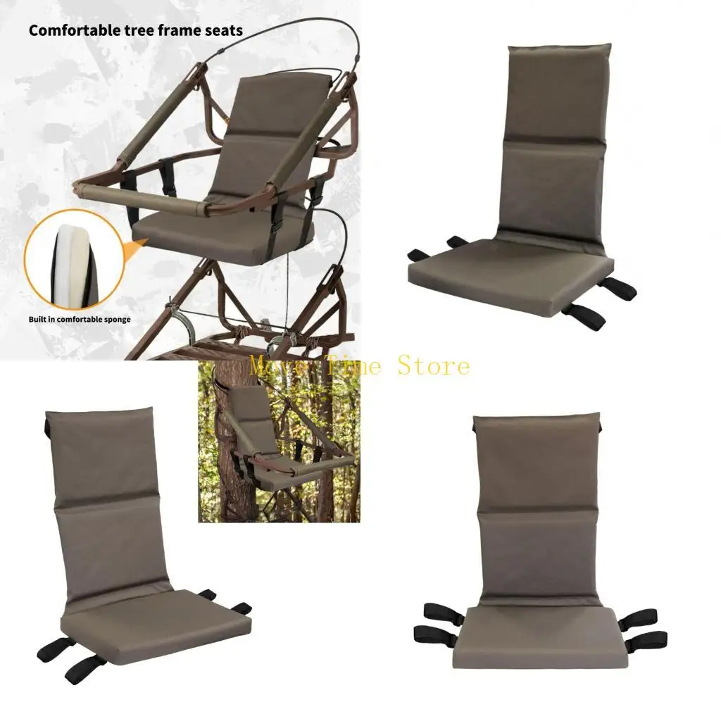 

92ME Mountain Ascending Stand Chair Padded Backrest Strong Buckles Permanent Water Discouraging Fabric