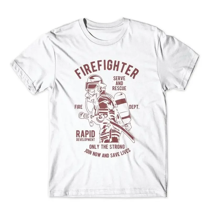 Firefighter Dept T Shirt First Responder 100 Cotton Premium New