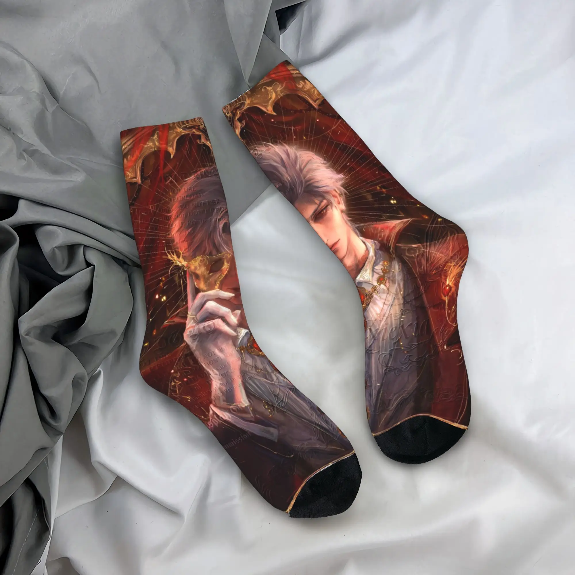 

Чулки на тему «Любовь и глубокий космос», носки для взрослых и мужчин, новинка высокого качества, осенние велосипедные противоскользящие дизайнерские носки, подарок