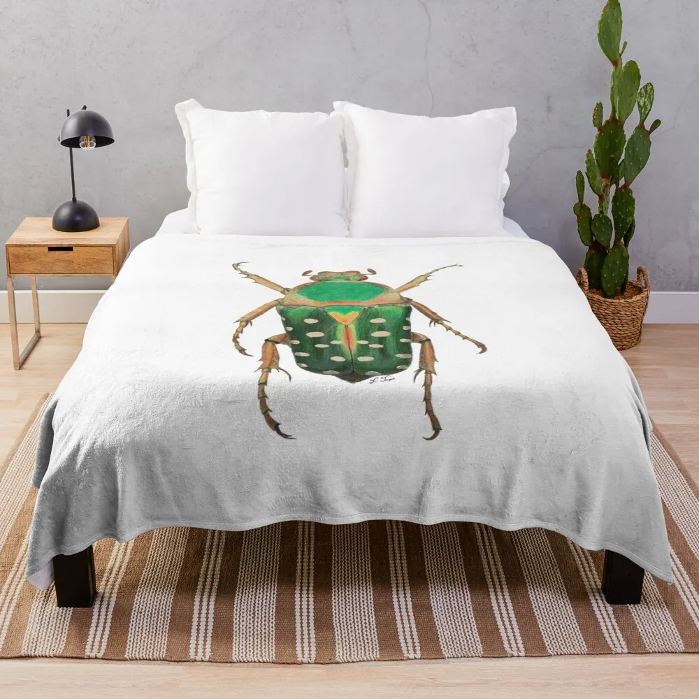 Spotted Flower Chafer Throw Blanket Large Blankets For Baby Extra Large Throw Blankets