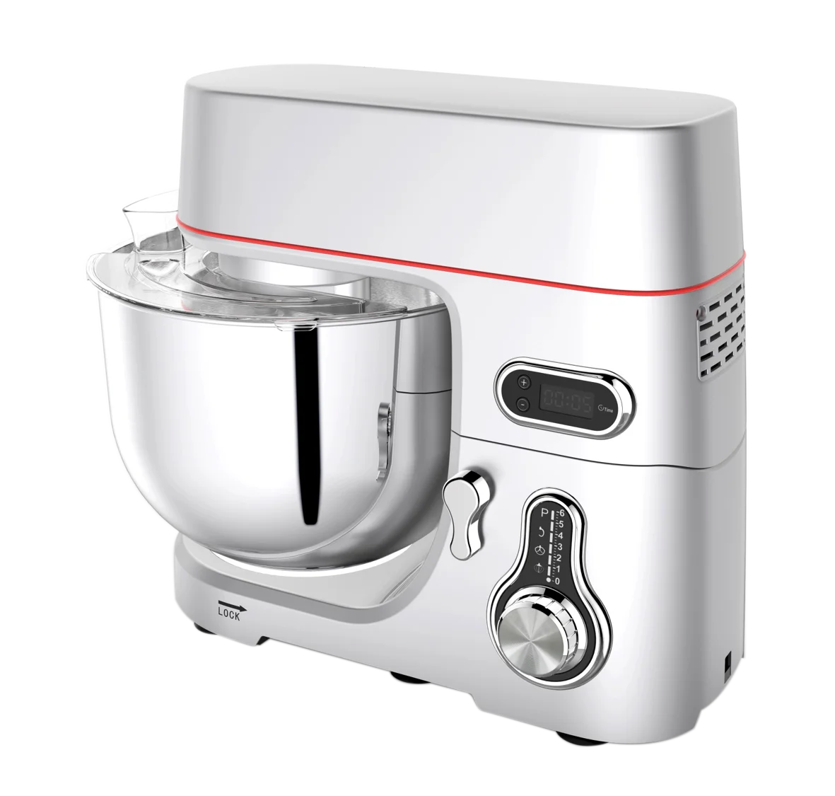 New Die Casting Vertical Mixer 7L Cake Bread Dough Mixer Planet Electric Household Kitchen Food Mixer