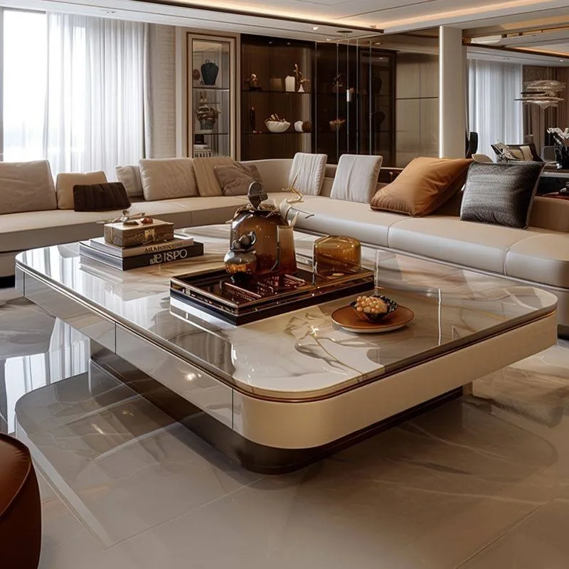 

Органайзер, эстетический журнальный столик, пол, простой дизайн, каркас, журнальный столик, роскошный минималистичный салон Mesa Centro, аксессуары для дома